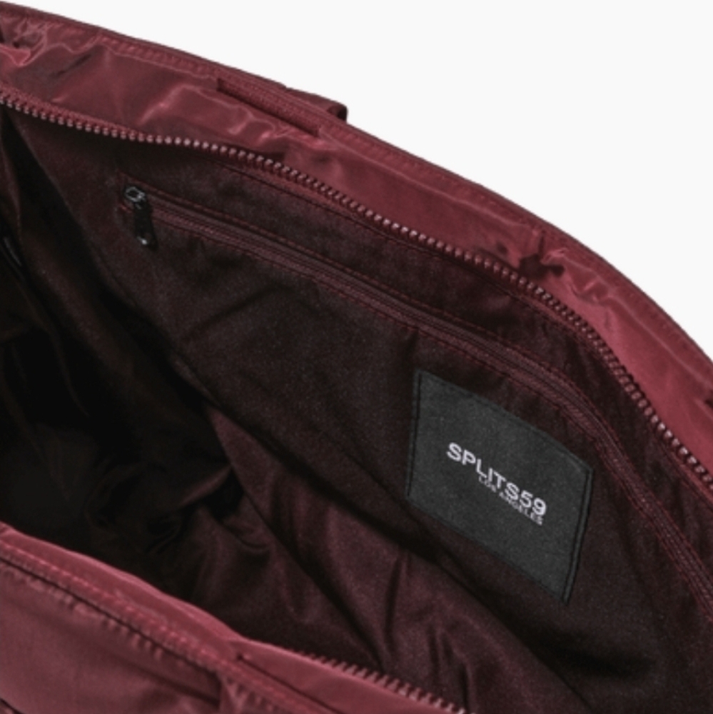 Splits59 Burgundy Gym Tote Bag New - Picture 6 of 6
